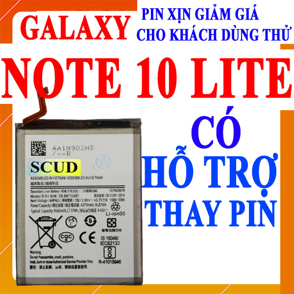Pin Webphukien cho Samsung Galaxy Note 10 Lite Việt Nam N770F - EB-BN770ABY 4500mAh